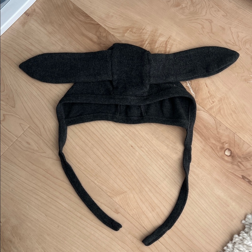 Korean brand infant/young toddler grey Bunny Ear Bonnet
